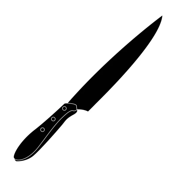 Isolerade kniv siluett — Stock vektor