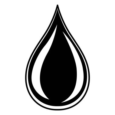 İzole yağ damla
