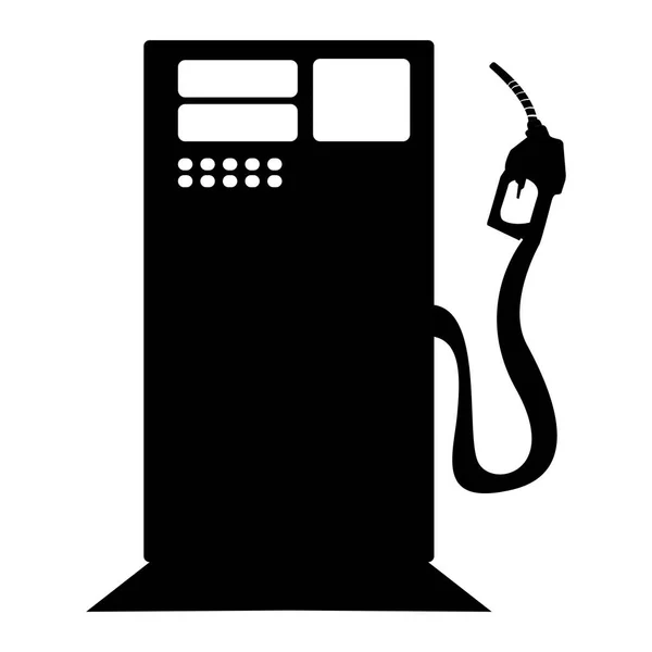Ikon pom bensin terisolasi - Stok Vektor
