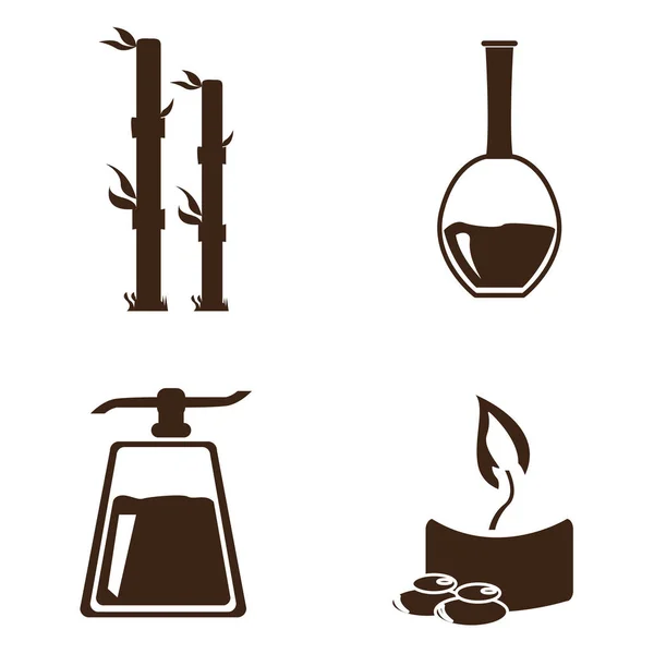 Conjunto de iconos de spa — Vector de stock