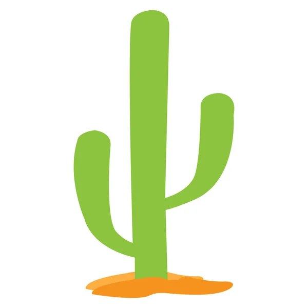 Illustrazione isolata del cactus — Vettoriale Stock
