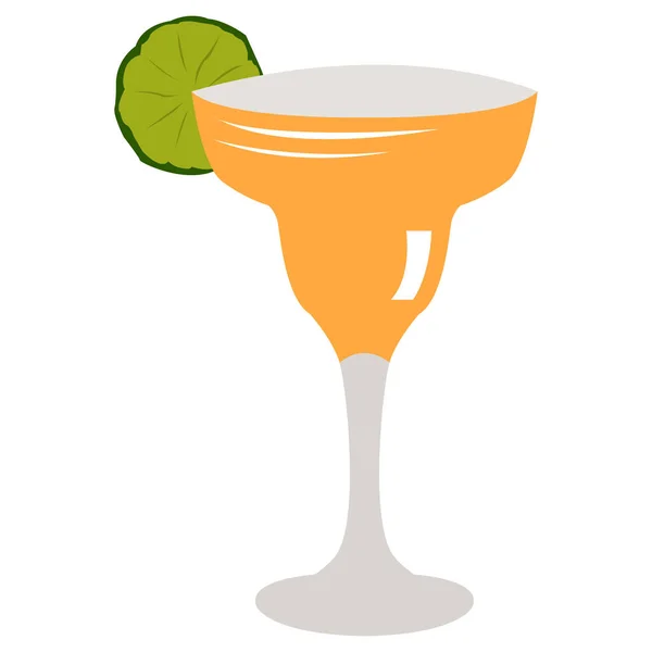 Geïsoleerde cocktail illustratie — Stockvector