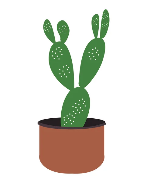 Geïsoleerde cactus illustratie — Stockvector