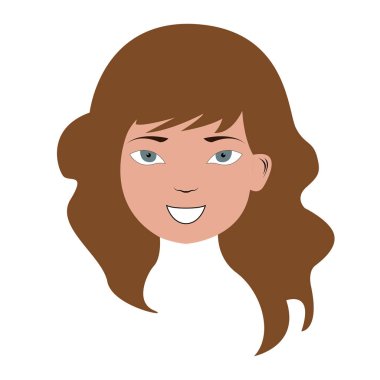 izole kadın portresi