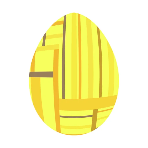 Huevo de Pascua aislado — Vector de stock