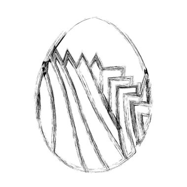 izole Paskalya yortusu yumurta