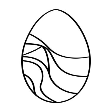 izole Paskalya yortusu yumurta