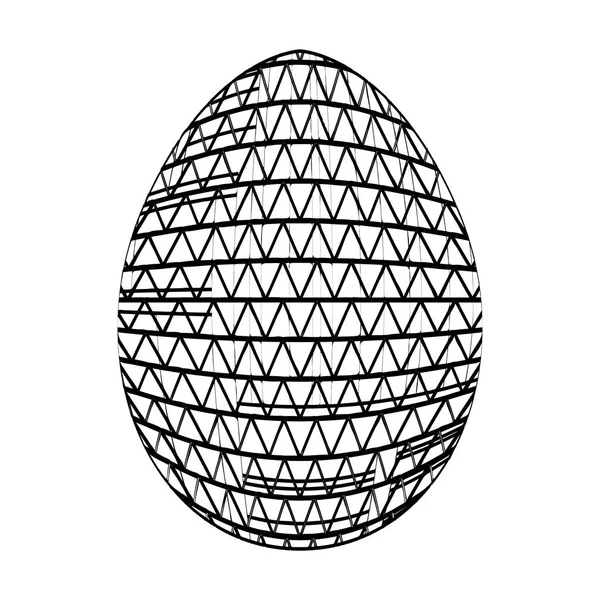 孤立的复活节彩蛋 — 图库矢量图片