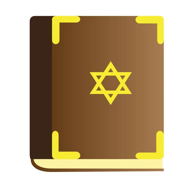 Geïsoleerde traditionele torah — Stockvector