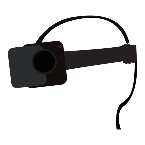 Isolierte Virtual Reailty Brille — Stockvektor