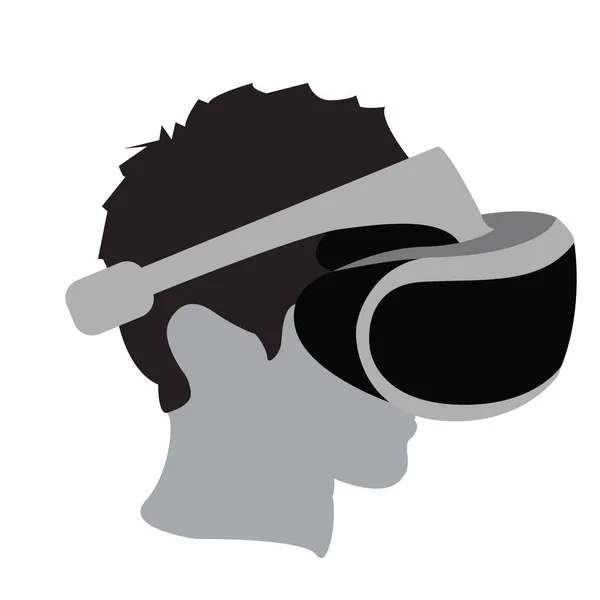 Glasögon för virtuell verklighet — Stock vektor