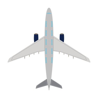 uçak Üstten Görünüm