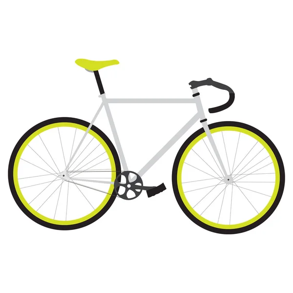 Fahrrad-Seitenansicht — Stockvektor