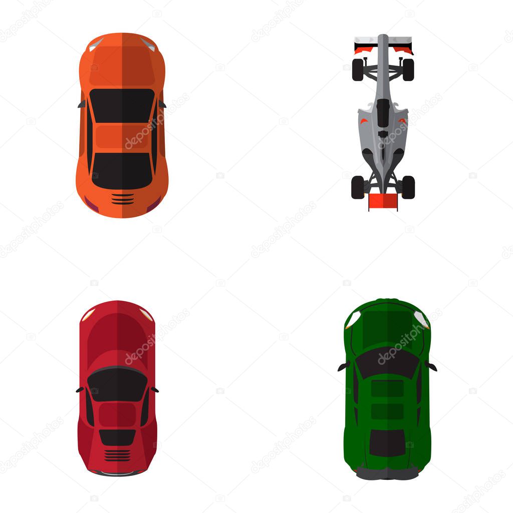 Top view vehicles
