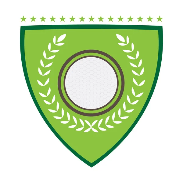 Isolated golf emblem — Stock Vector