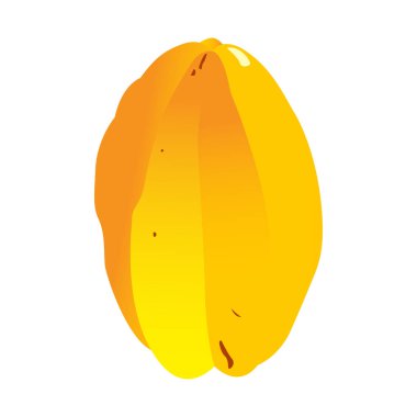 Isoated carambolo fruit