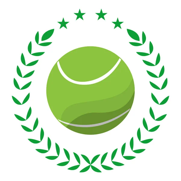 İzole Tenis amblemi — Stok Vektör