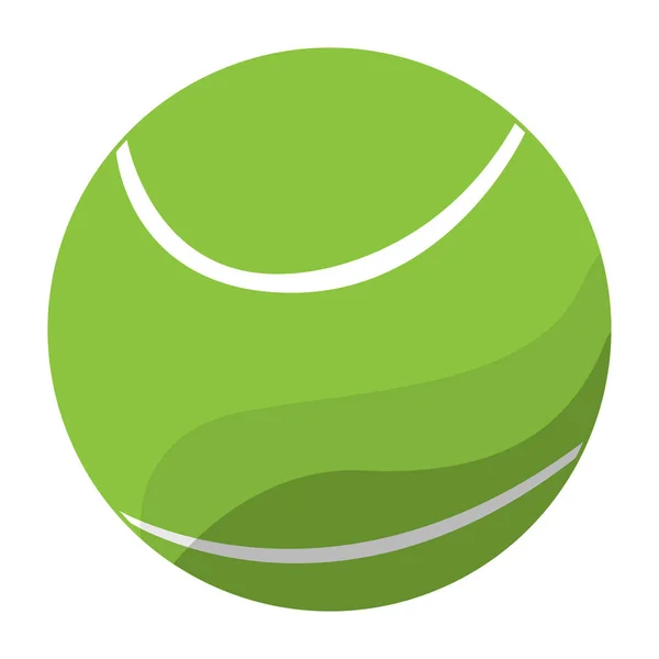 Isolated tennis ball — Stock Vector