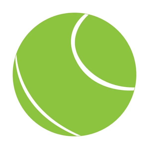 Bola de ténis isolada — Vetor de Stock