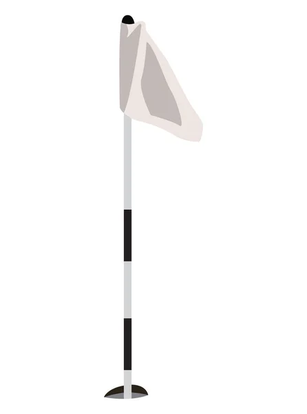 Изолированный флаг для гольфа — стоковый вектор