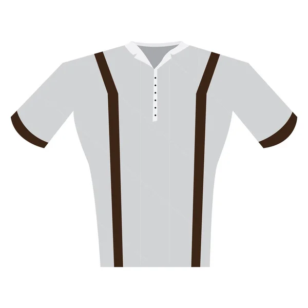 Chemise de sport isolée — Image vectorielle