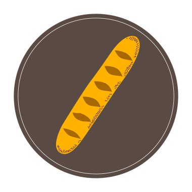 İzole edilmiş baget simgesi