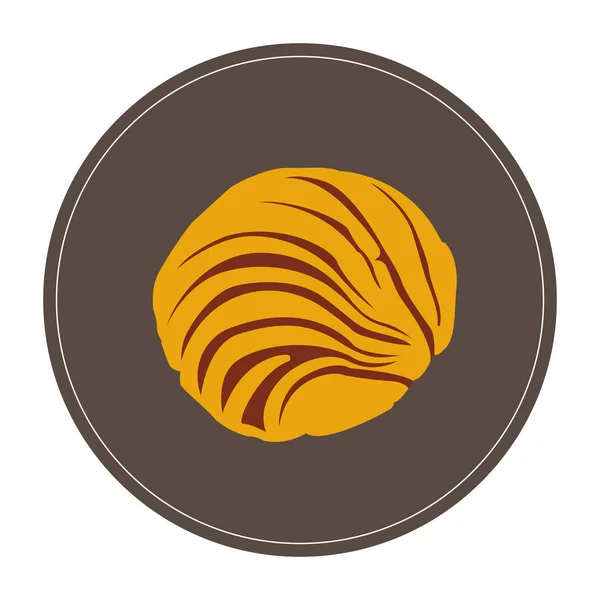 Изолированное печенье — стоковый вектор