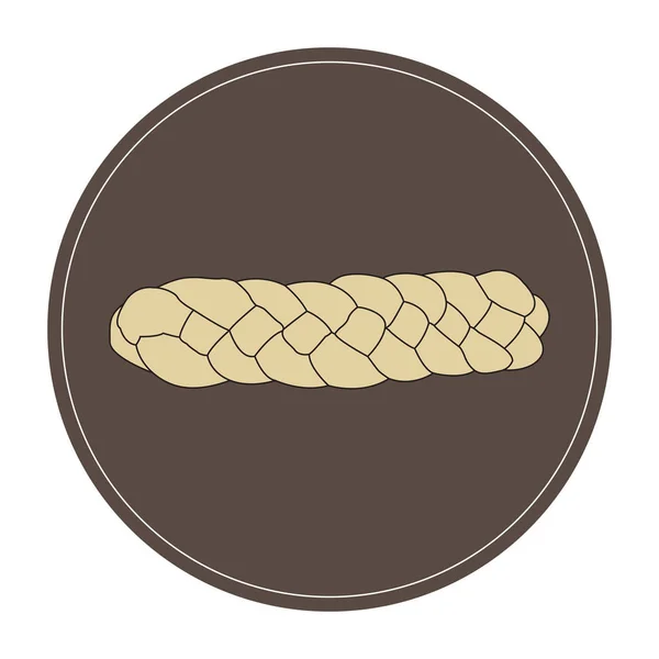 Isolierte Brot-Ikone — Stockvektor