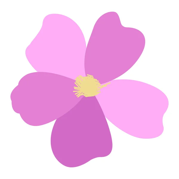 Ізольована кольорові квітка — стоковий вектор