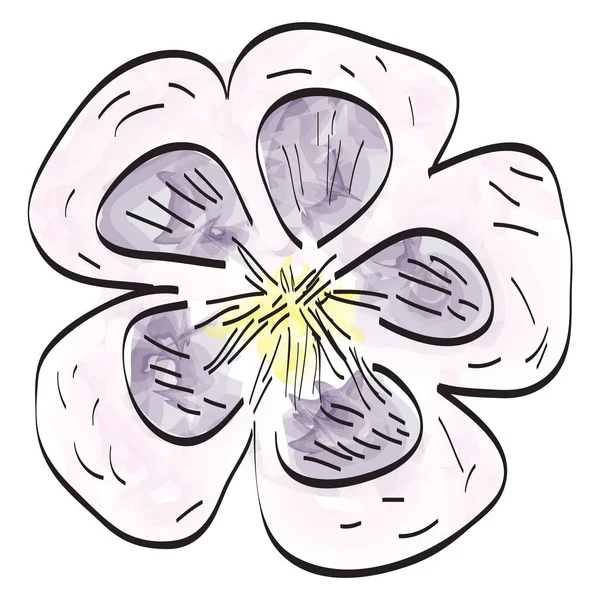 Yalıtılmış bağbozumu çiçek — Stok Vektör