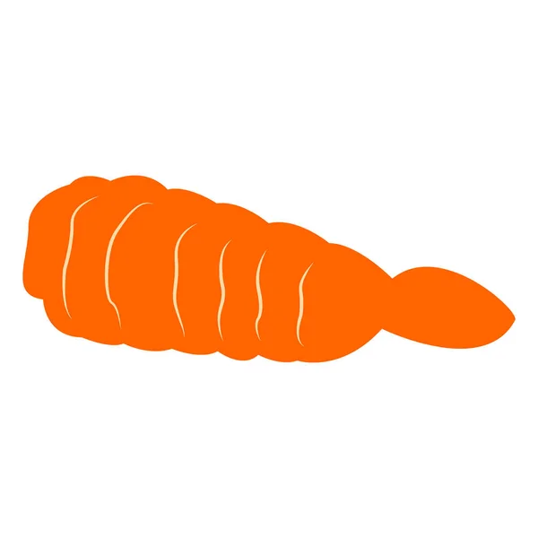 Illustration isolée de crevettes — Image vectorielle