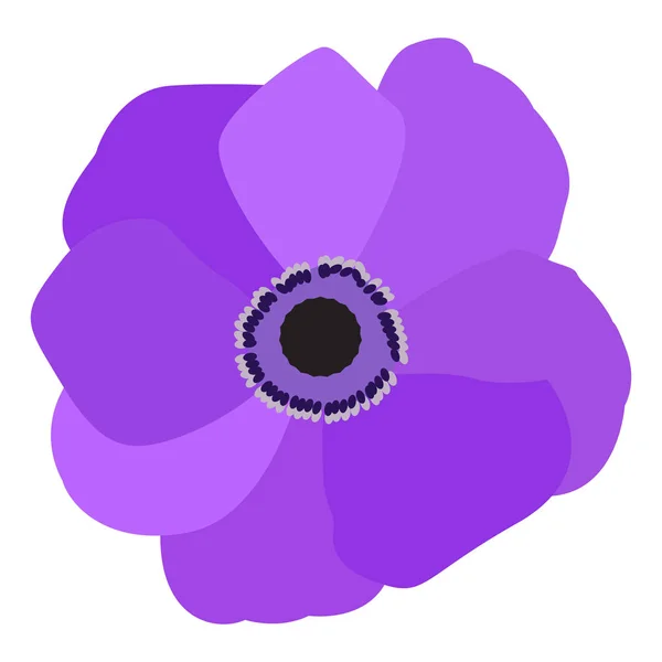 Izolované barevná květina — Stockový vektor
