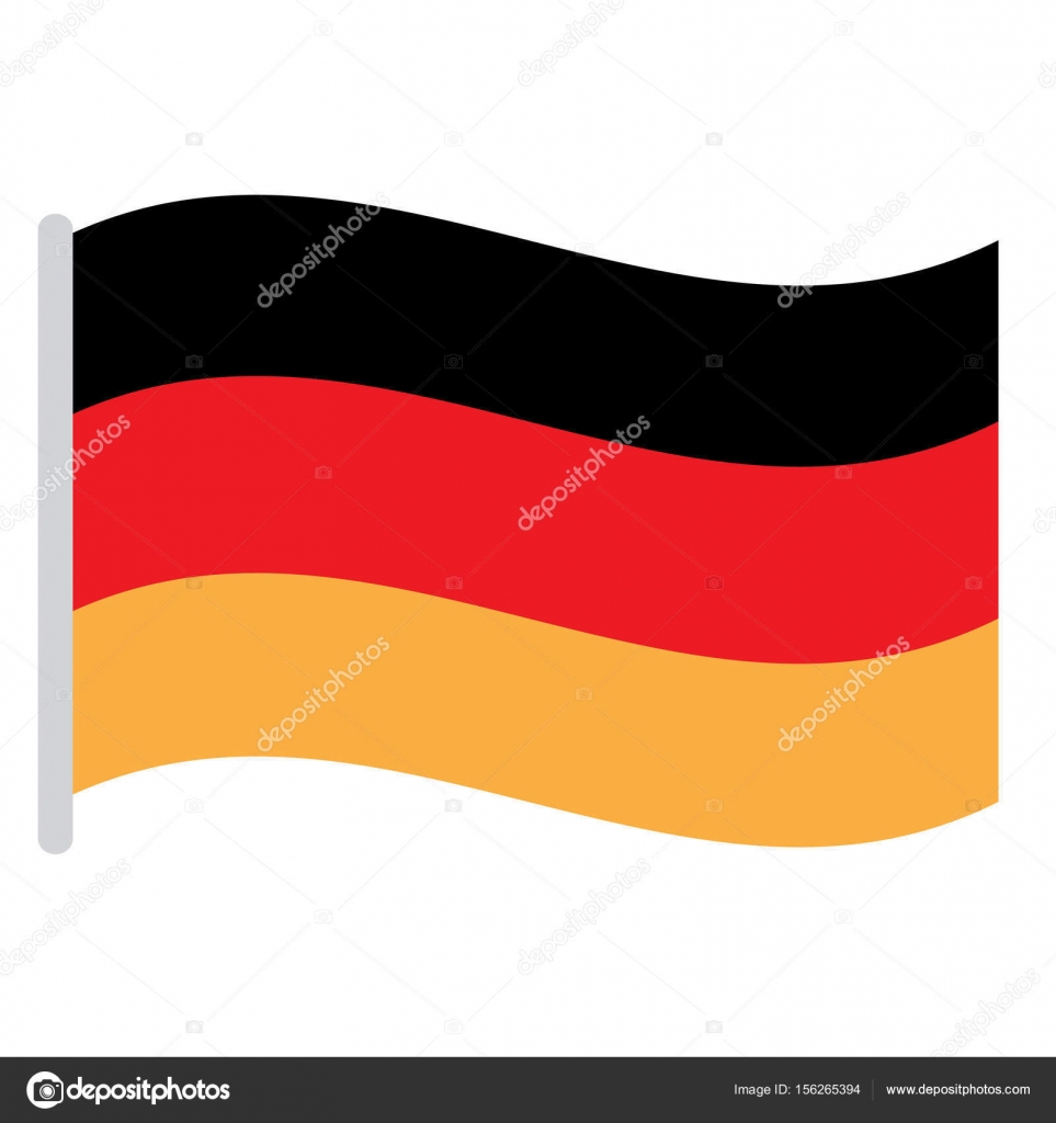 Isolated German flag — Stock Vector © JoKalar01 #156265394