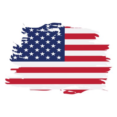 İzole edilmiş Amerikan bayrağı