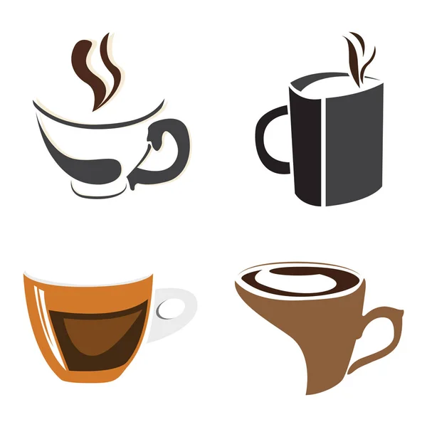 Logotipos de café — Vector de stock