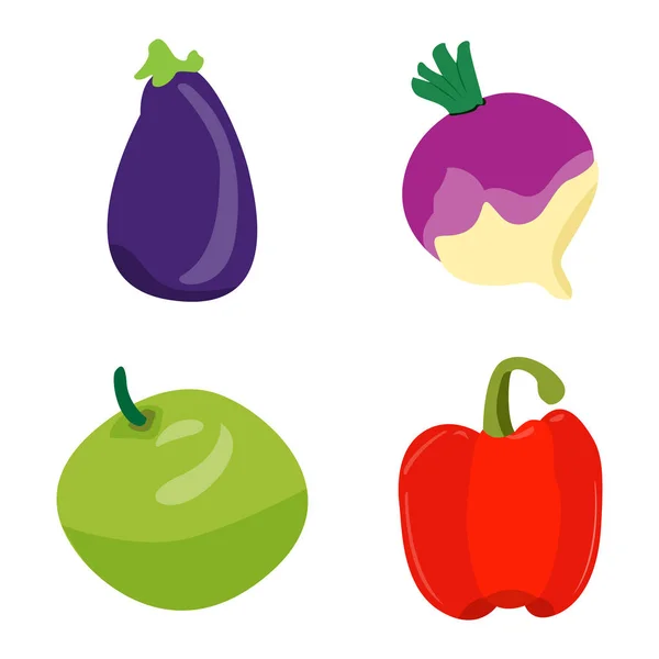 भाज्या आणि फळे — स्टॉक व्हेक्टर