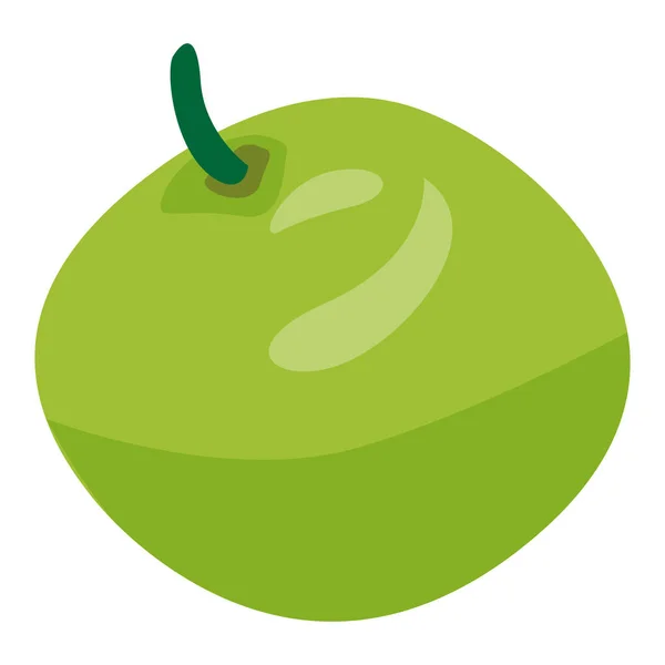 Изолированная яблочная иллюстрация — стоковый вектор