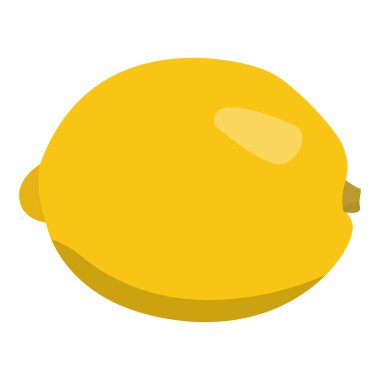 İzole edilmiş limon meyvesi