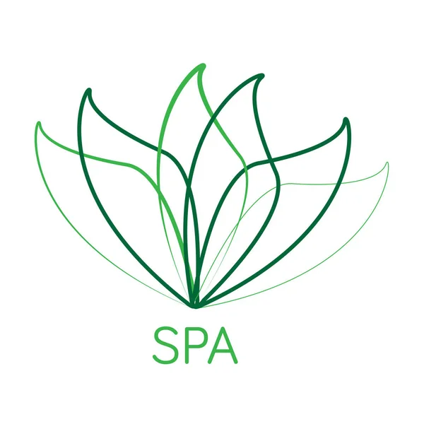 Logo spa isolato — Vettoriale Stock