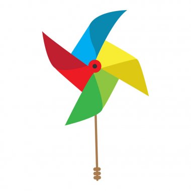 İzole Rüzgar oyuncak