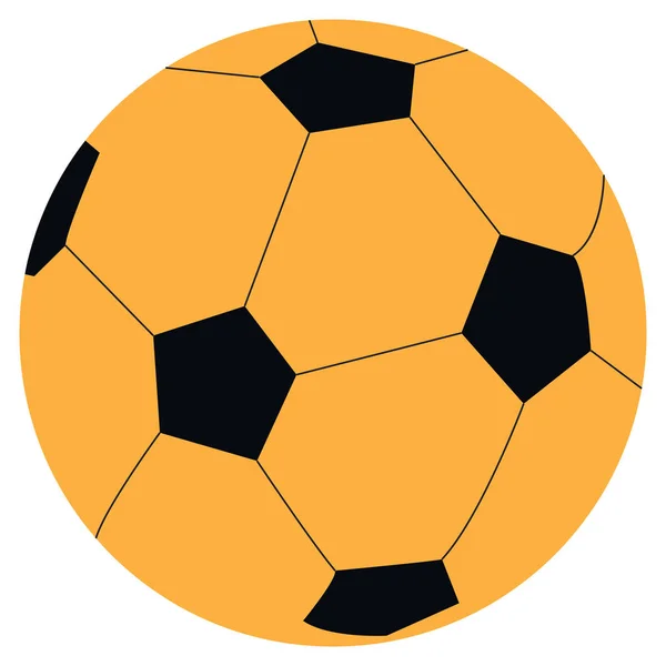 Geïsoleerde voetbal — Stockvector