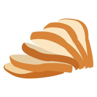 Dilimlenmiş ekmek izole