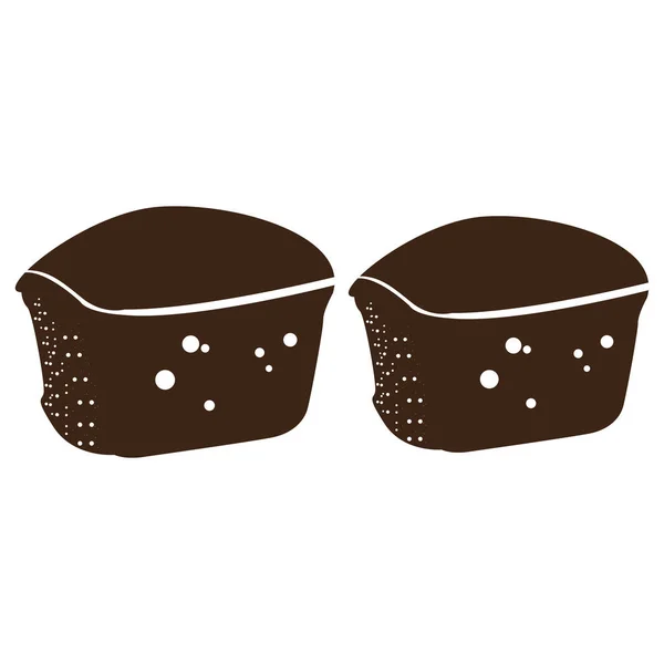 Pair of muffins — Stock Vector