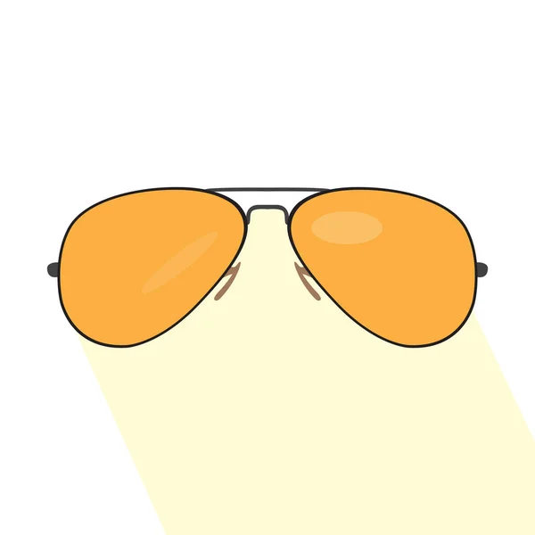 Isolerade solglasögon-ikonen — Stock vektor