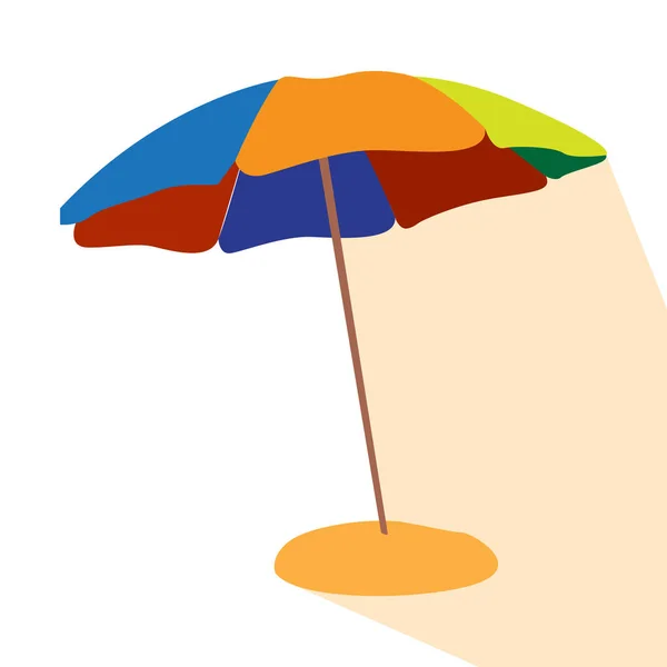 Icono de paraguas aislado — Vector de stock