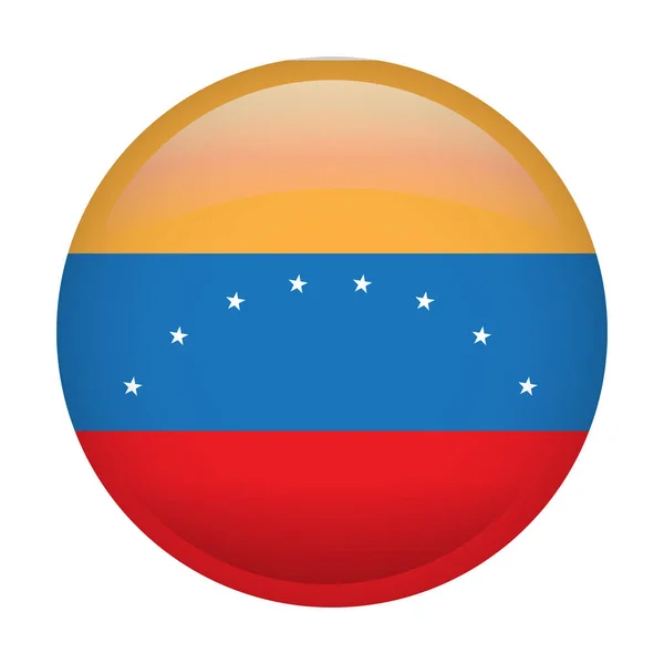 Απομονωμένη σημαία της Βενεζουέλας — Διανυσματικό Αρχείο