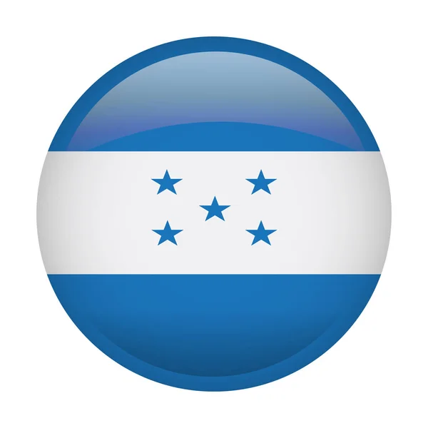 Isolierte Flagge von Honduras — Stockvektor