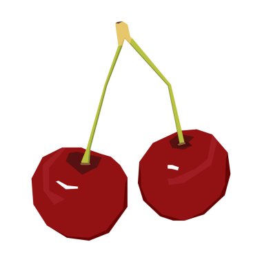 Kiraz izole çift