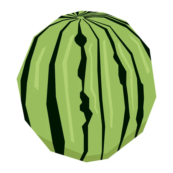 Isolated geometric watermelon — Stock Vector