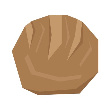 İzole geometrik ekmek